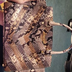 Snake skin Michael Kors purse with 9west wallet